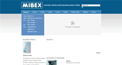 Desktop Screenshot of mibex.hr